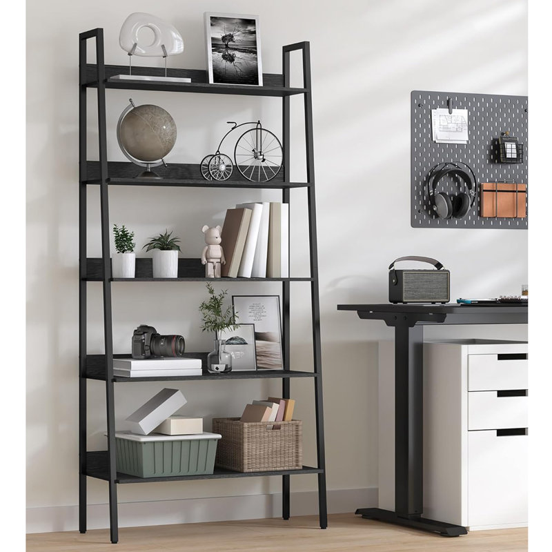 17 Stories Zhariya Ladder Bookcase Wayfair